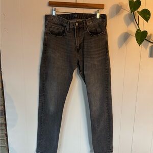 GAP Men's Dark Gray Slim Jeans